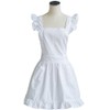 LilMents Petite Maid Ruffle Retro Apron Kitchen Cooking Cleaning Fancy
