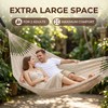 Mayan Handwoven Hammock, 2 Person, 500 lb, Cotton Nylon Rope