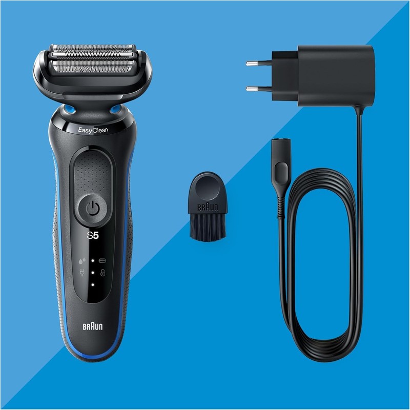 Braun Men's Electric Series 5 Razor, 51-B1000s, Blue