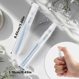 RAQEHO 60PCS Mini Spray Bottle - 5ml Small Travel Size Spray Bottle Mini Refillable Perfume Spray Bottles Continuou Fine Mist Empty Atomizer Cologne Sprayer Perfume Refill Bottle Hair Spritz Bottle