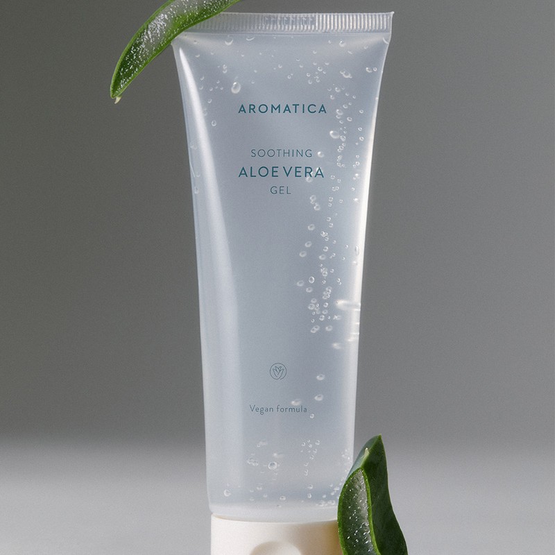 Aromatica Ecocert Certified Aloe Vera 96% Moisturizing, Soothing Hydrating Gel