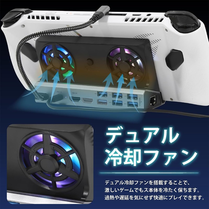 K&SGAMER 11-in-1 DOCKING STATION Multi-Display Compatible Docking Station Small Size