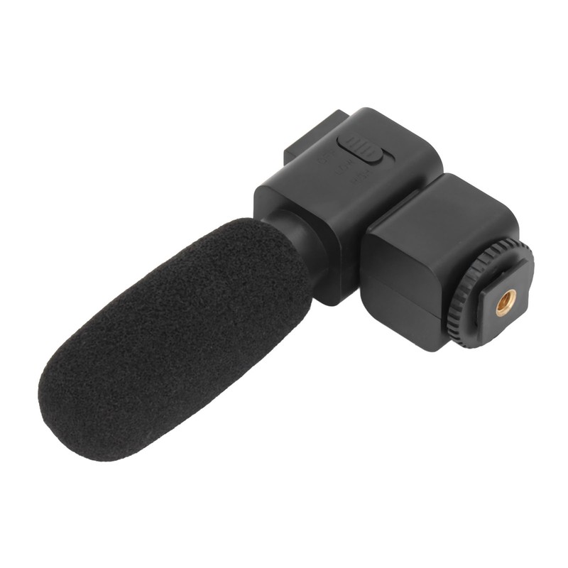 Video Recording Microphone Wide Range Frequency Shock Absorbing Stereo Interview