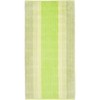 Cawö Striped Cashmere Washing Mitt 16 x 22 cm, Terrycloth, kiwi, 16x22