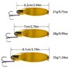Fishing Lure Spoons Bass Trout Lures Kit Zinc Alloy Fishing
