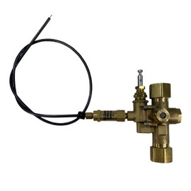 3/4" Female NPT Inlet/Outlet, Unloader Pilot Check Valve, plus Throttle Control Cable for 6.5HP MAX Gas air Compressors (125-150 PSI, 36" Throttle Control Cable & Unloader Valve)