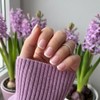 16 tamaños de uñas postizas extra cortas con punta francesa