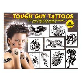 Kid's Temporary Tattoos - Tough Guy Tattoos