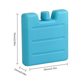 Small Ice Packs, Mini Cooling Elements, 3 Colours Ice Packs, Cold Packs, Cooling Elements, Flat Ice Pack for Cool Box, Freezeboards, Ice Packs for Cool Bag, Flat Cooling Elements