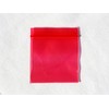 100-PACK 1515 1.5" x 1.5" MINI RED PLASTIC BAGS APPLE