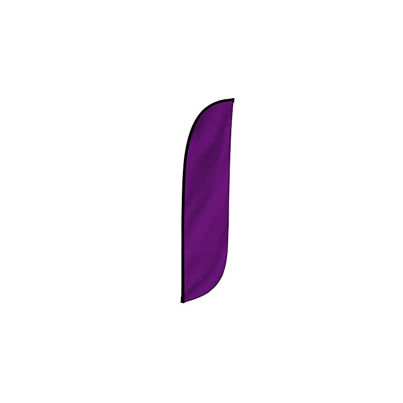 LookOurWay Feather Flag, Purple, 12-Feet
