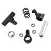 RC Steering Assembly Black High Strength Shock Absorption Steering Link