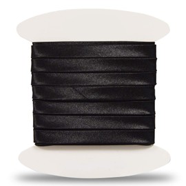Beautiful Satin Bias Tape - Satin Bias Binding Ideal for Refined Finishes Both on the Outside of Your Creations and for Covering Your Seams. (By 5 Metres, Black)