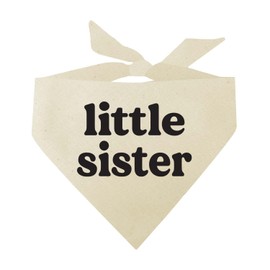 Little Sister Dog Bandana (890 Natural, X-Small)