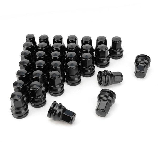 32PCS Wheel Lug Nut (Chrome) of 14x1.5 Lug Nuts Fit