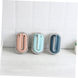 CHILDWEET 6Pcs PP Scrubber for Kitchen Bathroom Cleaning Versatile Wash Sponge with Handle for Dishes Tiles and Bathtubs Soft Durable and Super Absorbent Cleaning Brushes Pink