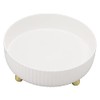 Hztyyier Especiero Giratorio, Especiero Redondo para Condimentos de Cocina (Blanco),