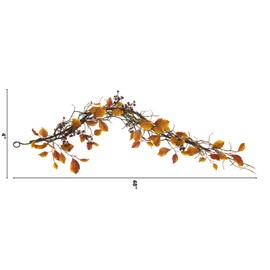 Nearly Natural 4ft. Fall Foliage, Berries and Twig Artificial Garland