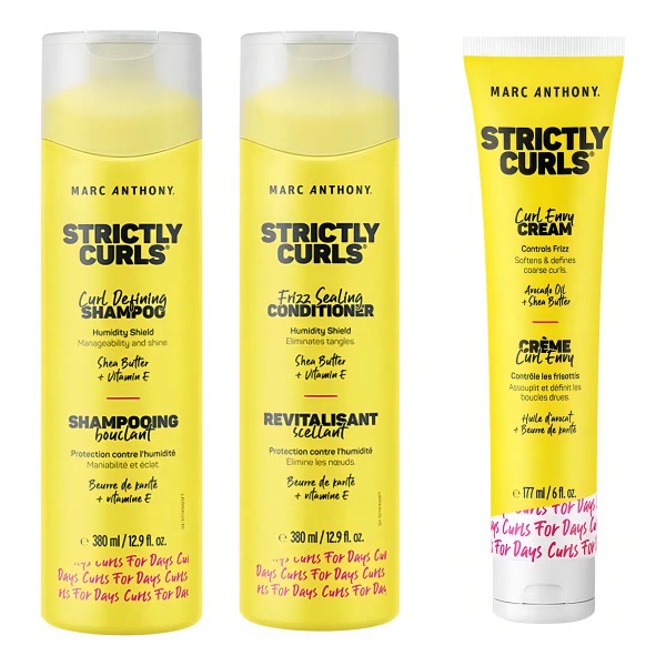 3pack - Strictly Curls Shampoo, Acondicionador Y Curl Envy Perfect