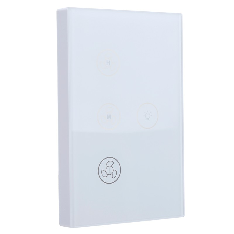 Smart WiFi Air Fan Lamp Touch Switch Voice Control Compatible