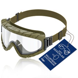 Dräger X-pect 4900 Anti-fog and Dust Protection Glasses for Construction Site, Laboratory, Workshop, Polycarbonate Eyepiece, Shatterproof and Scratch-Resistant, Olive