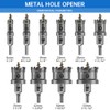 ANDELI 15PCS 5/8”—2-3/32” Carbide Hole Opener Set, Heavy Duty TCT