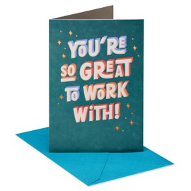 American Greetings Thank You Card for Coworker (Can't Thank You Enough)