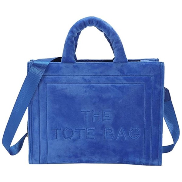 The bolsa Bags for Women Fashion Leather bolsa Bags Large parte superior-Handle Bolso bandolera para viajes y trabajo, A08-azul, L