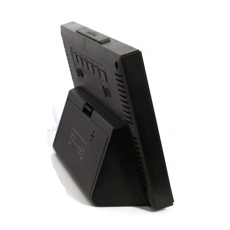 Atlanta Funkwecker Digital 2 Weckzeiten Temperatur Luftfeuchtigkeit Licht Snooze -