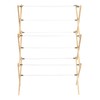 Household Essentials X-Frame Clothes Drying Rack, Stabile Wood Frame with