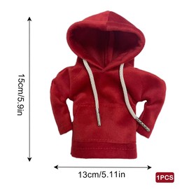 SXCCNW Car Gear Knob Cover, Gear Knob Cover, Gear Knob Cover, Gear Knob Hoodie Cover, Car Shifter Hoodie for Car Gear Lever Decoration, 19 x 14 cm, Red