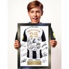 Newcastle Carabao Cup Winners 2025 Limited Edition Signed A3 Shirt