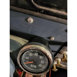 Factory Tach Clock Column Mnt Bracket Kit V8 I6 Jeep CJ5 CJ7 Scrambler Made USA