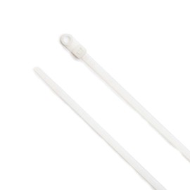 ZipTie.com 6.3-inch Natural Screw Mount Cable Tie, 50-lb Tensile Strength, 100-Pack