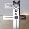 GEZICHTA Ceramic Tile Hole Locator,Portable Stainless Steel Universal Marble Punching