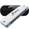 Harmo Polar Diatonic Harmonica Key of Eb - Half-Valved Design