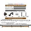 Curtain Rods 18-189 inch, for Window 180 Inch, Adjustable Length