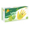 BeeSure BE2816case Powder Free Exam Gloves, Latex, Beaded-Cuff, Small, Yellow