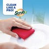 SCRUBIT Multi-Purpose Dish Scrub Sponge, Non Scratch Scouring Pads, Cleaning