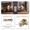 Copper Creek Colonial Privacy Interior Door Knob – ANSI Grade-3