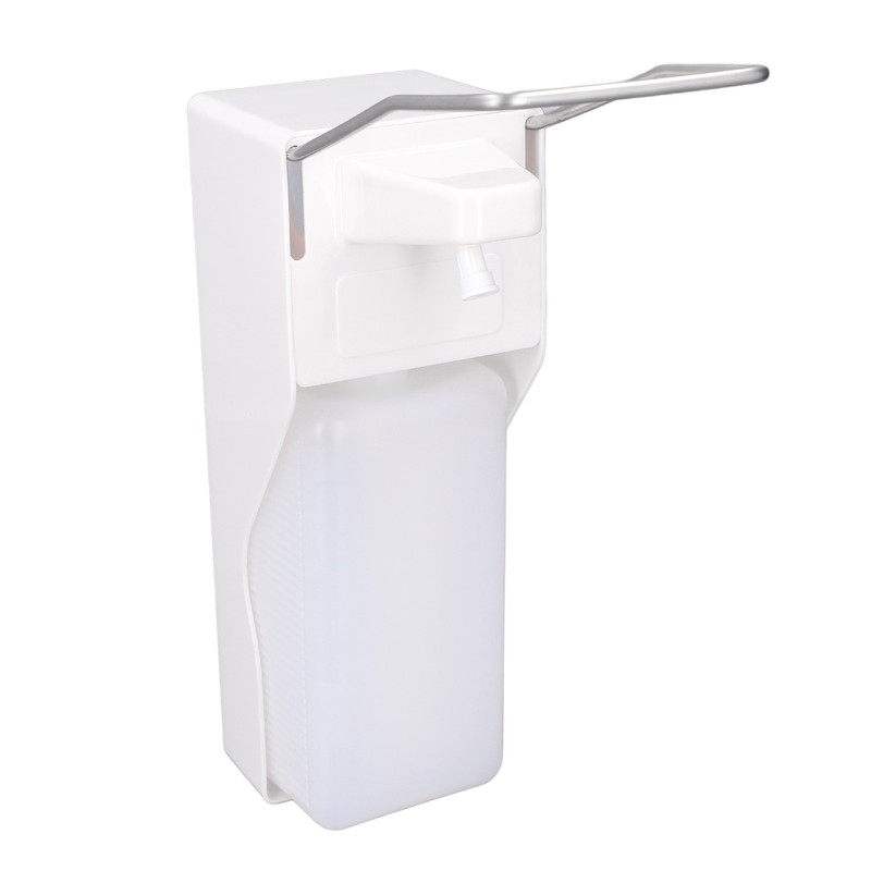 Elbow Press Soap Dispenser 1000ml Large Capacity Wall Mount Toilet