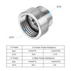 PATIKIL Shower Head Extension Arm Set of 3 201 Stainless
