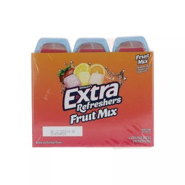 WRIGLEYS Extra Refreshers Fruit Mix Chewing Gum 6 Count - 40 Pieces