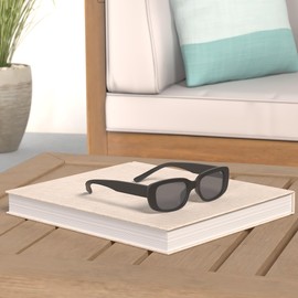 JASPIN Rectangle Sunglasses for Women Men Trendy Y2k Retro 90s Sun Glasses UV400 Protection Cool Square Frame