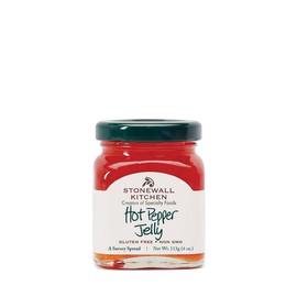 Stonewall Kitchen Gourmet Hot Pepper Jelly, Perfect for Appetizers, Made in USA, Comes in Beautiful Jar, 4 oz