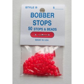 JS Bobber Stops and Beads - Three Hole - 50 Per Pack - Stops & Beads