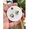 AnnBabic Abalone Shell Butterfly Stud Earrings for Women - Cubic
