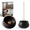 Fogman Incense Holder, Incense Burner, Prevents Ashes, Stylish, Ceramic, Mini,