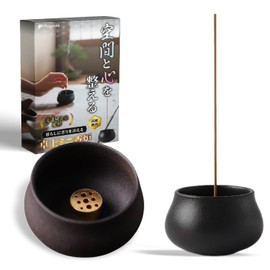 Fogman Incense Holder, Incense Burner, Prevents Ashes, Stylish, Ceramic, Mini, For Buddhist Altar, Japanese Style Interior