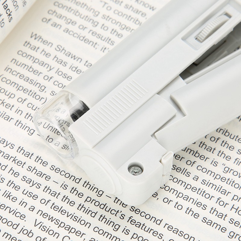 100X Zoom Microscope Double Tube Jewelry Magnifier Pocket Magnifying Glass